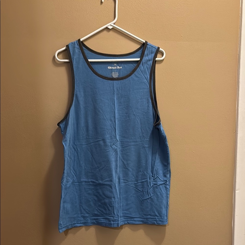 Urban Pipeline Blue Sleeveless Tank Top